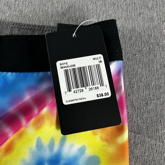Hurley Board Swim Shorts Youth Blue Tie Dye Print Boys Size 16 NWT - Picture 2 of 5